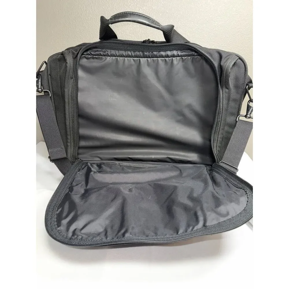 TUMI AUTHENTIC 278D3 EXPANDABLE BOSTON BALLISTIC DUFFLE CARRY ON BAG black